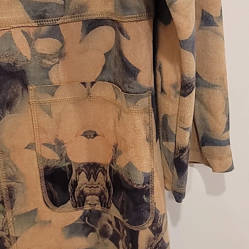 Solitaire Duster Floral, sz S, NWT - Picture 3 of 6